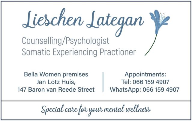Lieschen Lategan Psychologist